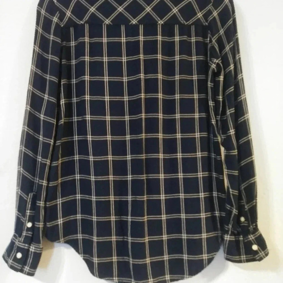 Aeropostale Button Down Plaid Blouse - Picture 5 of 5